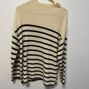 By together sweater with navy stripes